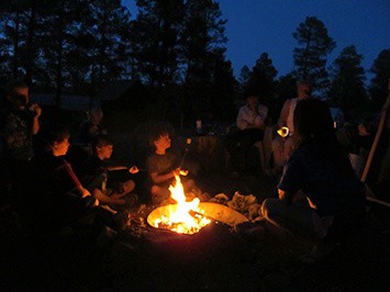Activities, Campfire, S'mores, Geronimo Trail Guest Ranch, New Mexico, Families, Outdoor Adventures