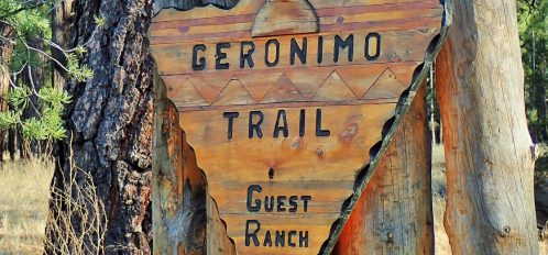 Geronimo Trail Sign