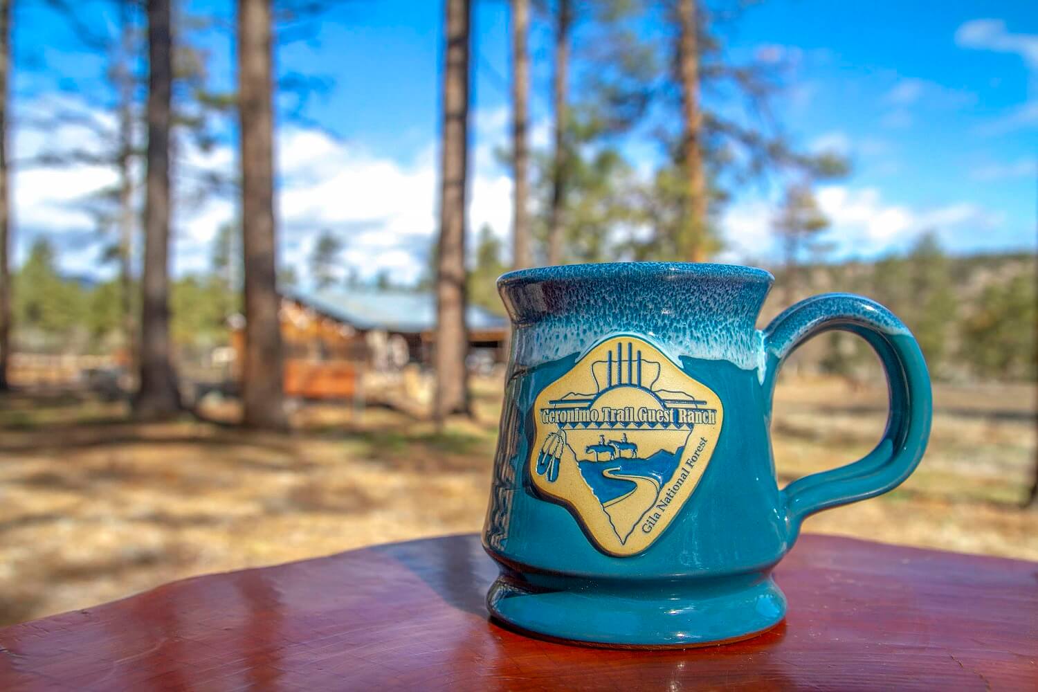 Geronimo Trail Guest Ranch Mug - Blue